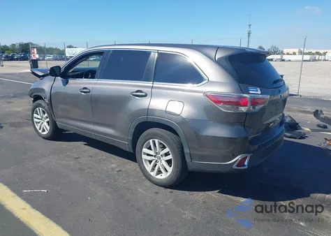 2016 Toyota Highlander Le V6 из США, поврежденный, VIN 5TDZKRFHXGS184566